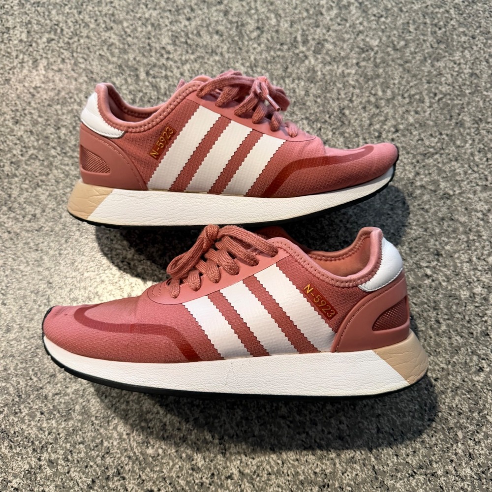 Adidas Originals N-5923 Ash Pink White Women Running Shoes AQ0267 Size 7